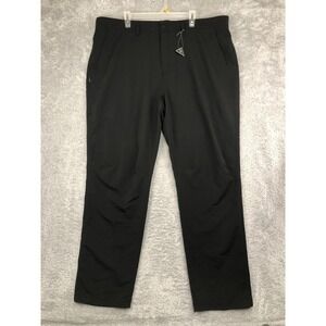 Alpine Design Pants Mens 44x32 Black Modern Nylon Straight